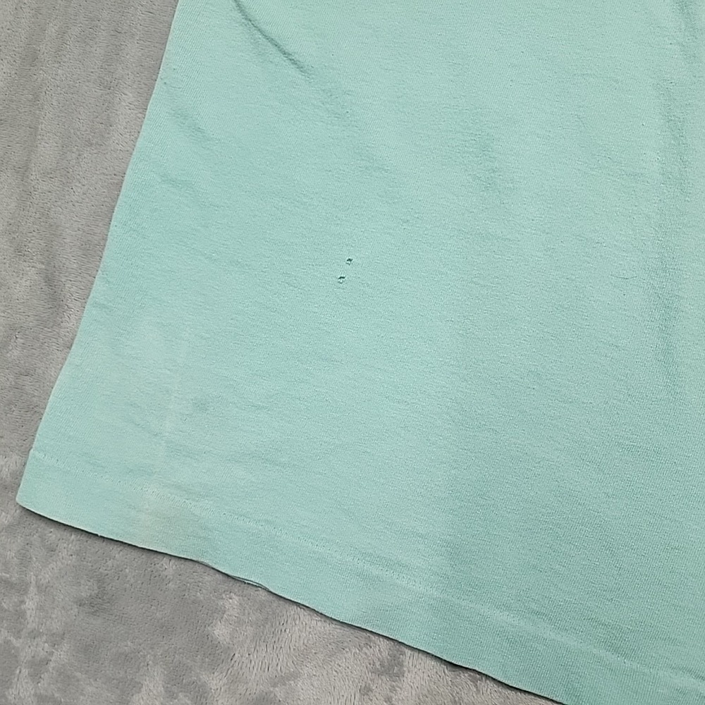 VTG Kentucky Derby Shirt Men M Teal Festival Made In USA Single Stitch 80s 90s - Picture 8 of 12
